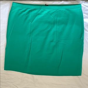 H&M Cotton Mini Skirt - Green - L